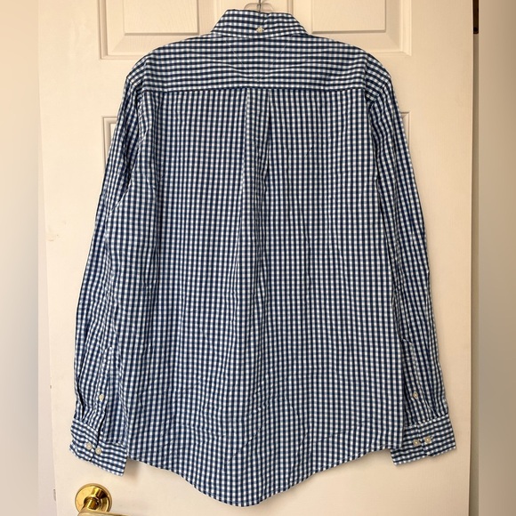 NWT Tommy Hilfiger Blue Gingham Button-Down Shirt M - Picture 10 of 16